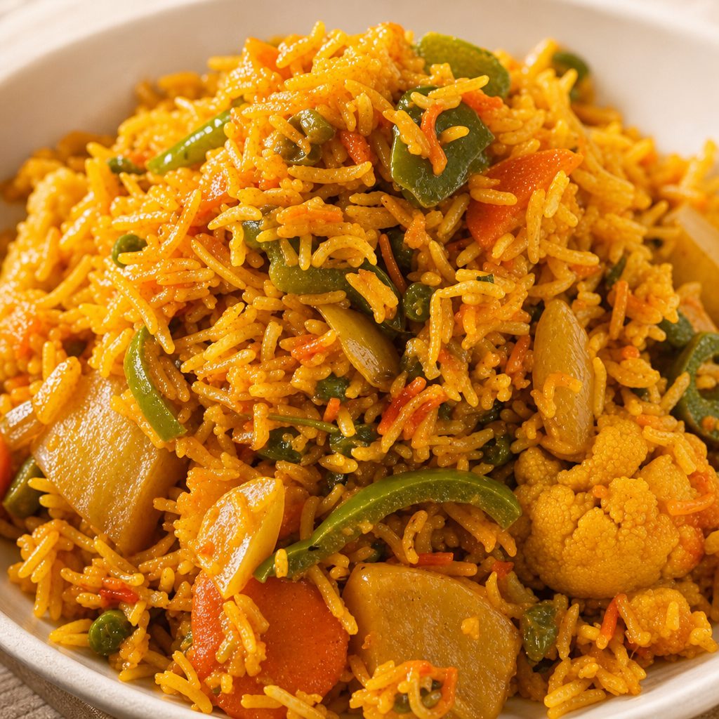 Vegetable Biryani.