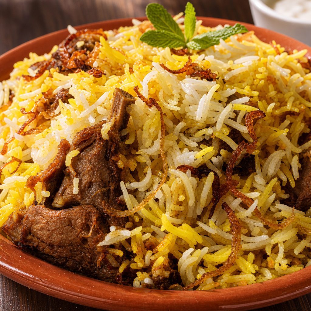Lamb Biryani.