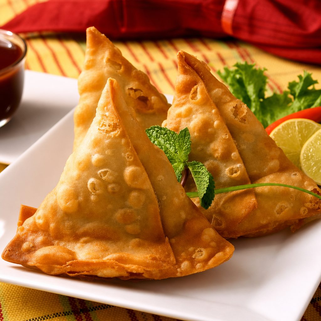 Vegetable Samosa.