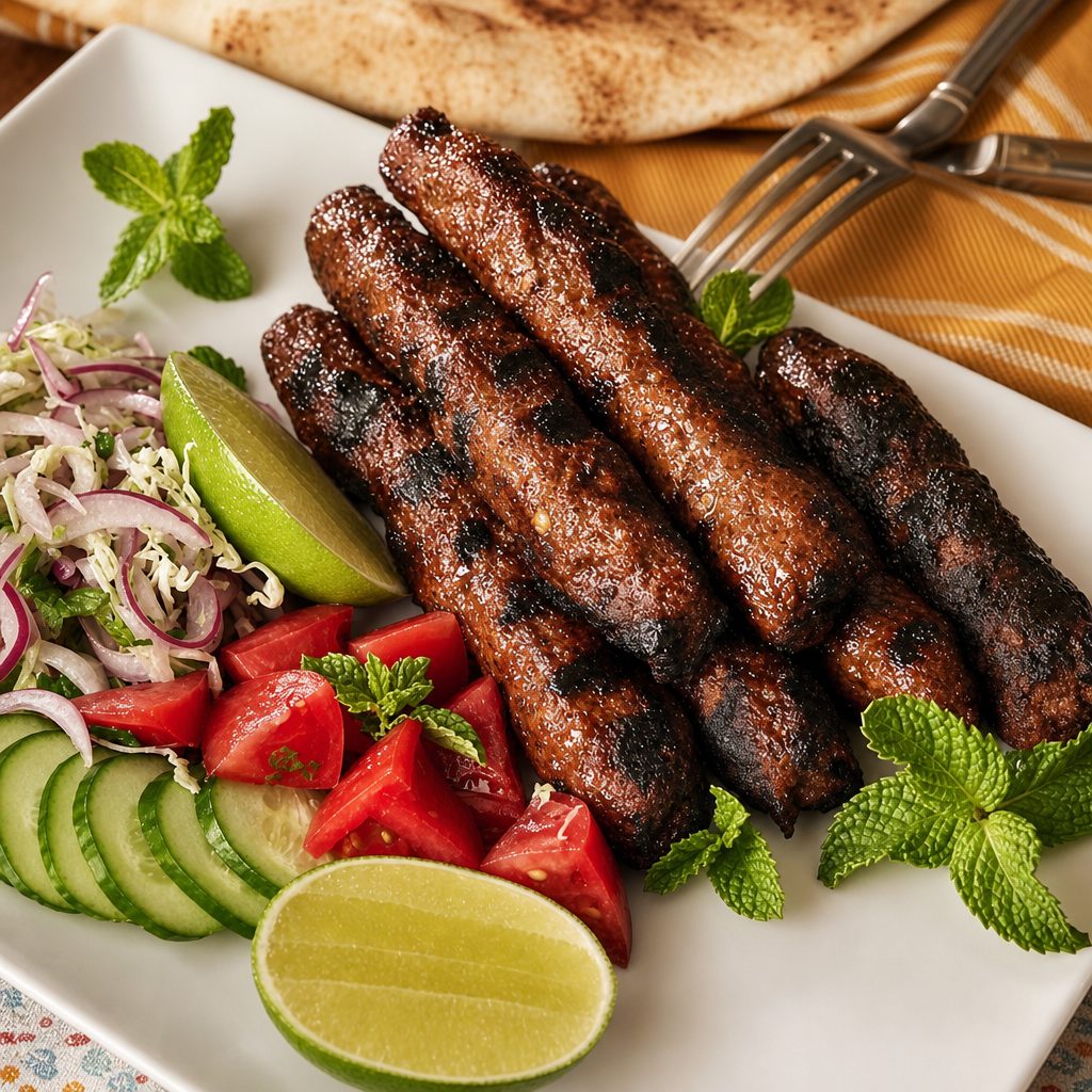 Chicken Sheekh Kabab.