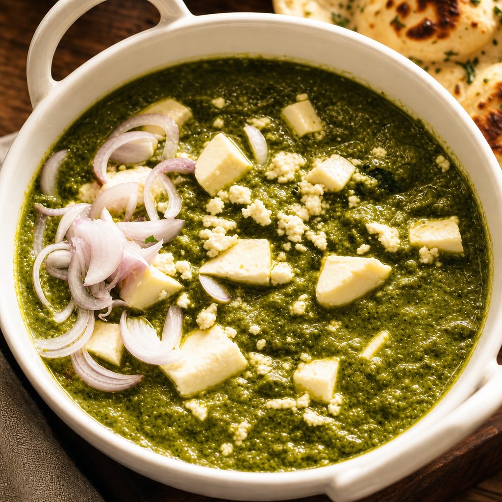 Saag Paneer.