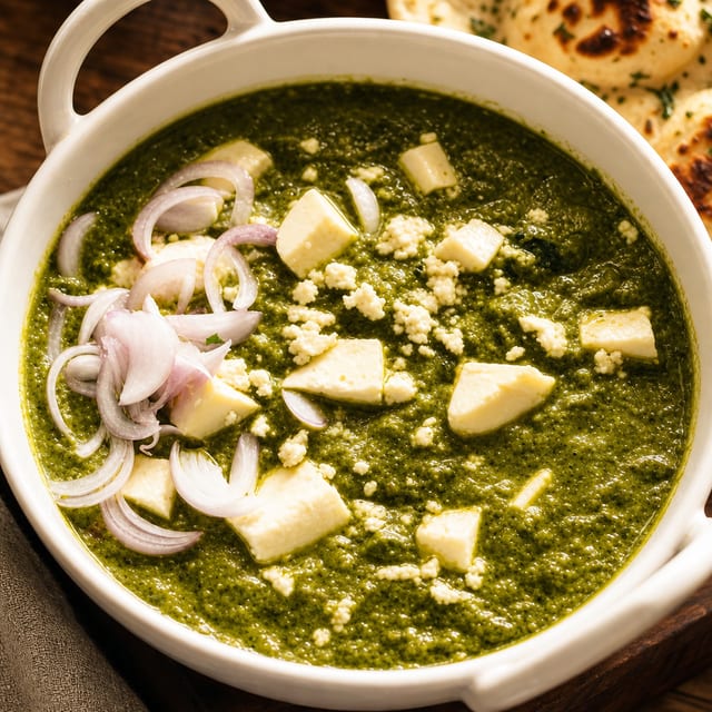 Saag Paneer.