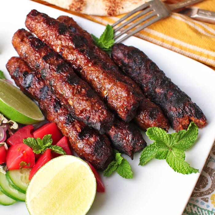 Lamb Sheekh Kabab.